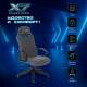 Кресло игровое A4Tech X7 GG-1300 серый крестов. пластик. Фото товара с разных ракурсов.