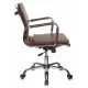 Кресло бюрократ CH-993 Low (Коричневое). Фото товара с разных ракурсов.