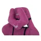 Кресло игровое геймерское Бюрократ VIKING KNIGHT LT15 FABRIC малиновый крестовина металл. Фото товара с разных ракурсов.