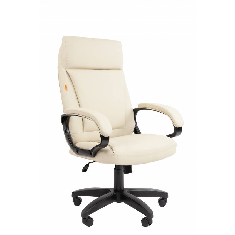 Кресло руководителя Chairman 794LT Россия чер.пласт экокожа светло-бежевая главное фото