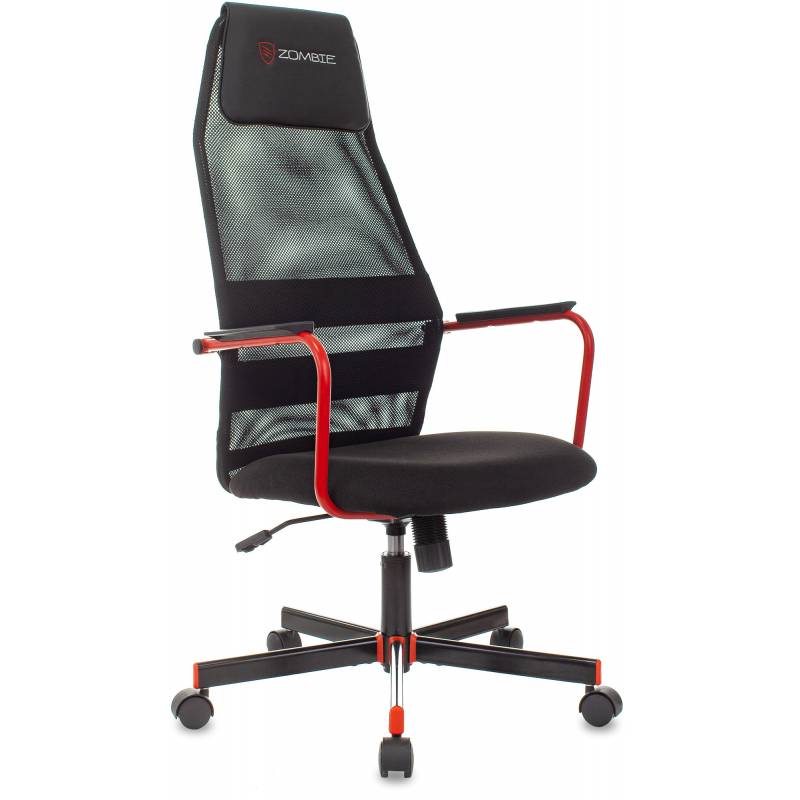 Кресло игровое Zombie One черный TW-01 3C11 сетка/ткань с подголов. крестов. металл главное фото