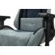 Кресло игровое геймерское Бюрократ VIKING 7 KNIGHT BL FABRIC синий текстиль/эко.кожа крестовина металл. Фото товара с разных ракурсов.